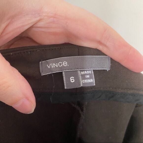Vince. Brown Deep Stretch Ankle Zip Pocket Pants - Picture 10 of 10